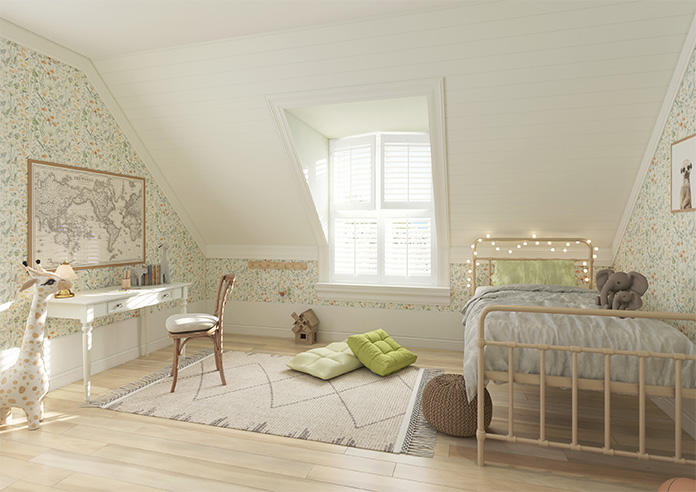 Bromley, Paper White - Tier on Tier Plantation Shutter - Image 7